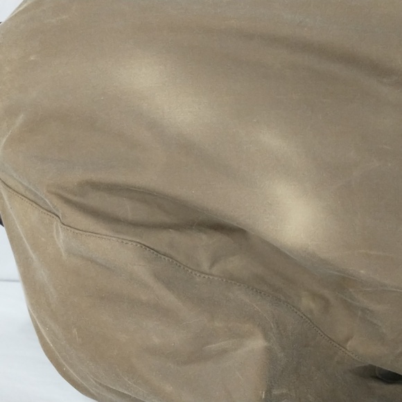 Barbour Wax Cotton Beaufort Jacket Tartan Lined 54" Chest 33" Long Jacket  ApxXL - Picture 7 of 16